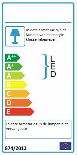 Plafondlicht 40w 3200lm 2800k bruin oxide
