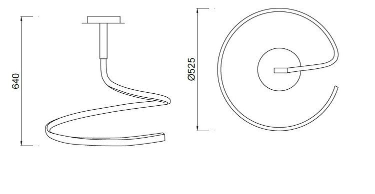 Plafondlicht 30w 2400lm 3000k Silver Metallic