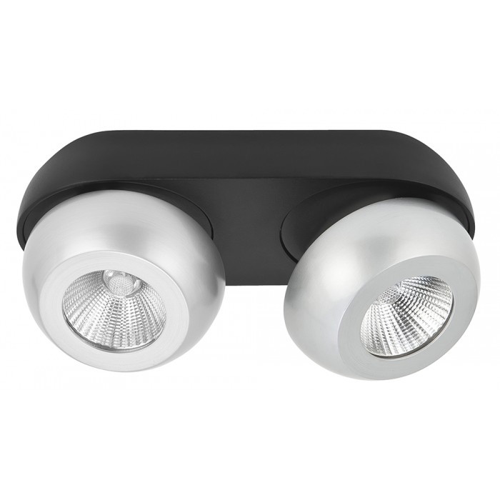 Led Spot 10w 900lm 2700k Alu/Zwart
