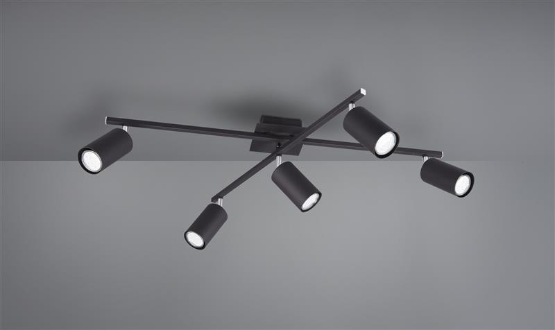 612400532 MARLEY Spot 5xGU10 Zwart 