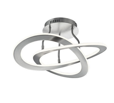 621710107 OAKLAND Plafondlicht 40w 5200lm 3000k Nikkelmat  3StapDim