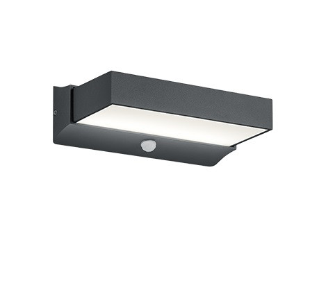 226669242 CUANDO Tuinlamp 14w 1000w 3000k +sensor antraciet