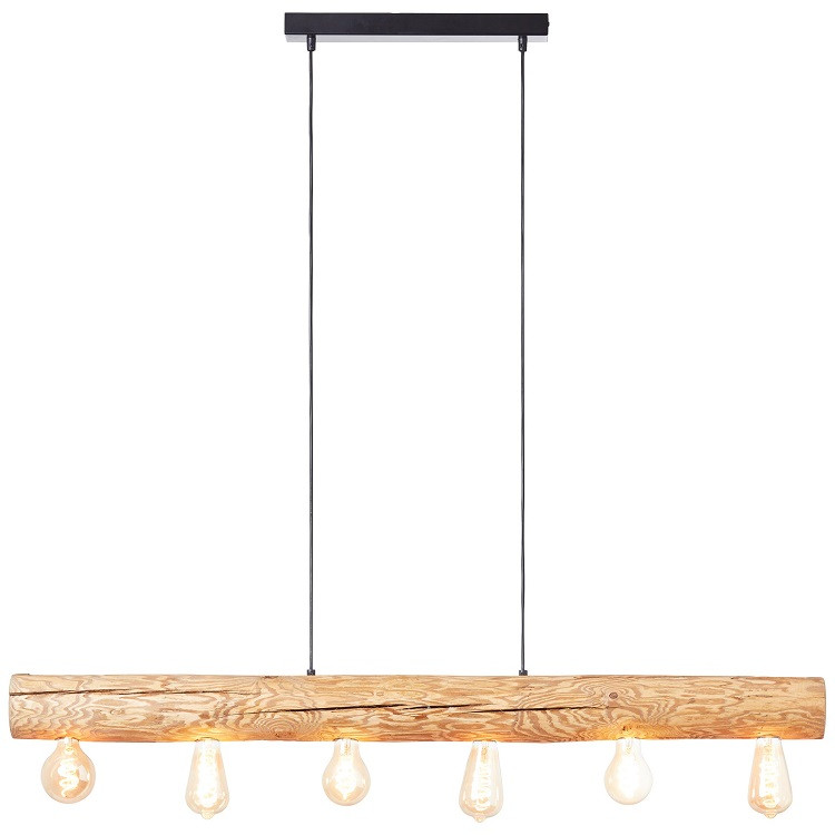 99433/35 TRABO Hanglamp 6xE27 hout
