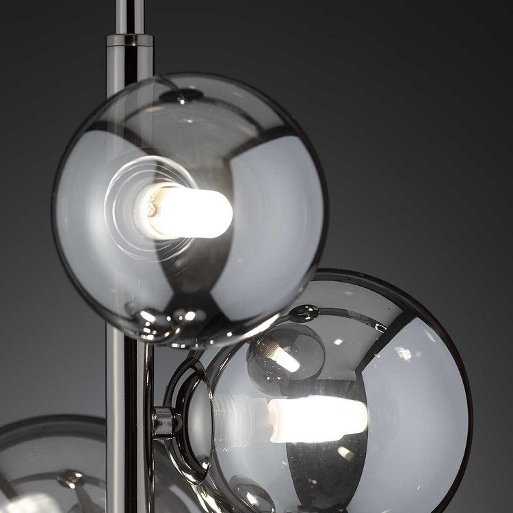 Plafondlicht 5xG9/3w 320lm 3000k Zwart Chrome