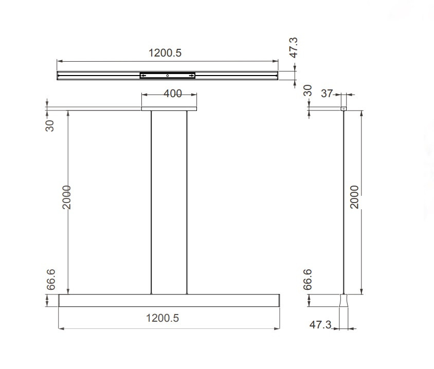 Hanglamp 38w 2850lm 3000k Zandkleur