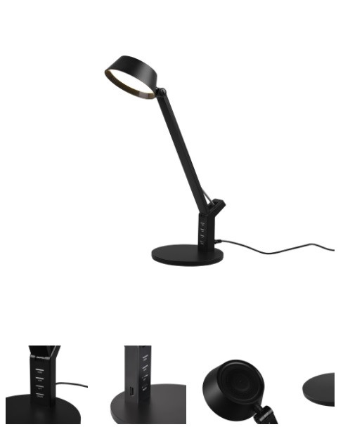 523090132 AVA Bureaulamp 5,2w 600lm 3000>4000>6000k Dim