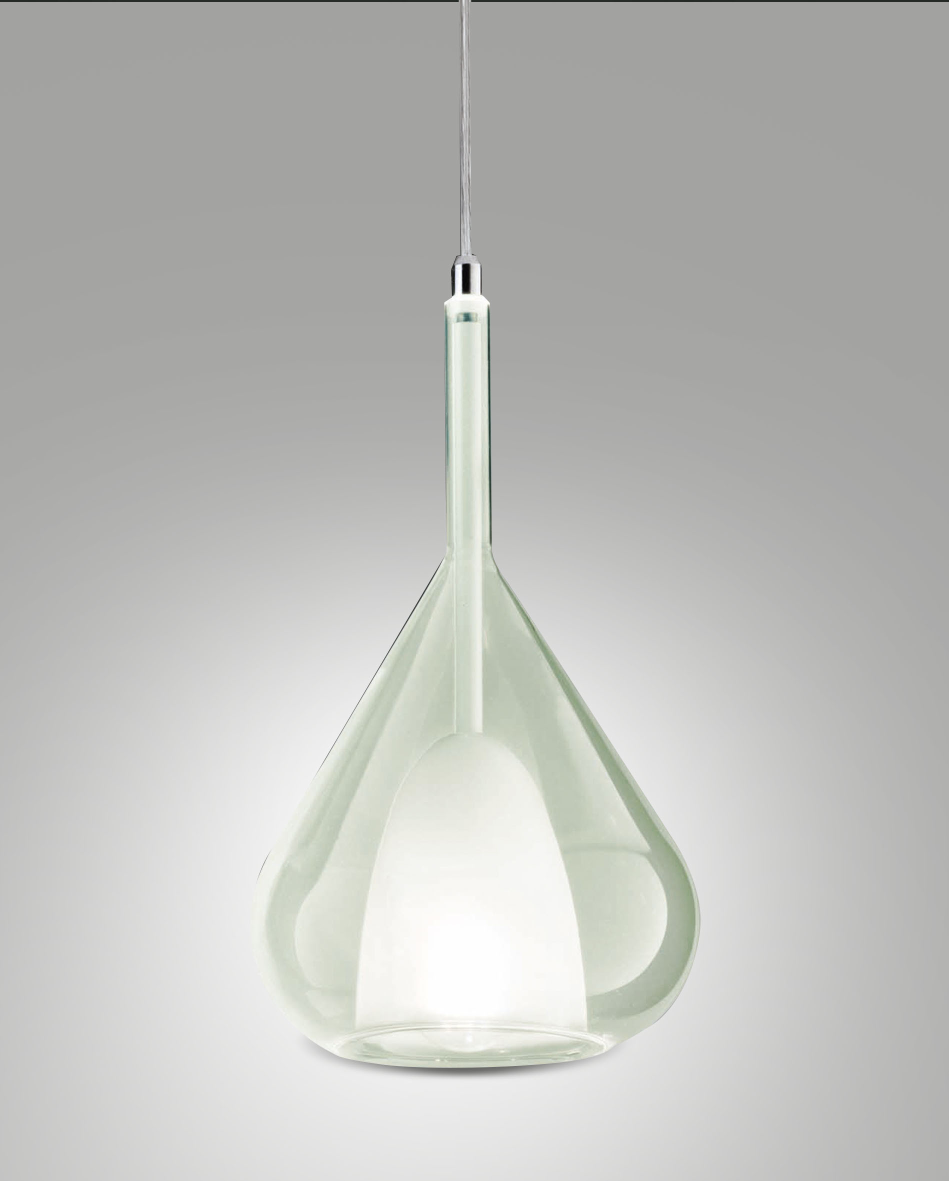 pendel E27 Transparant Groen