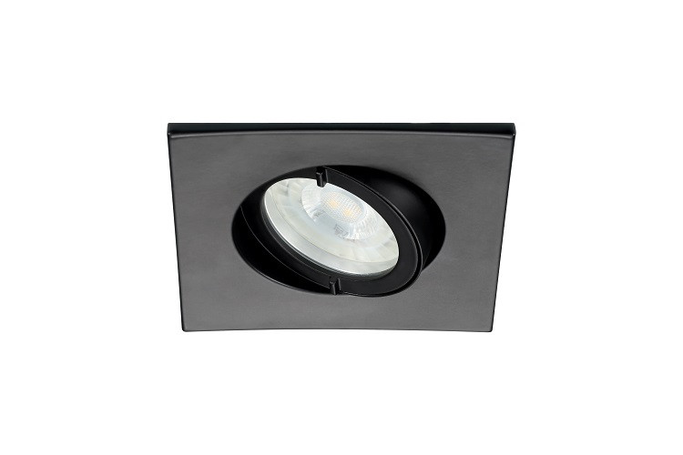 3084103 Inbouw GU10 IP44 Zwart Verstelbaar Vierkant
