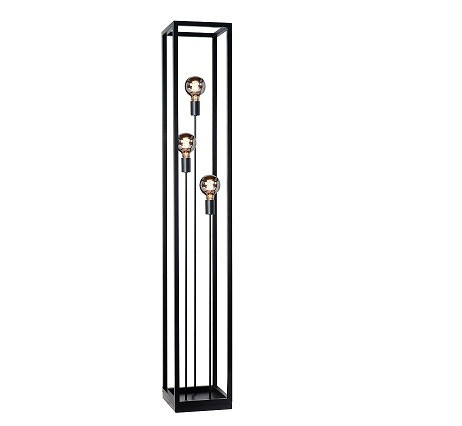Vloerlamp 3xE27 DIM 170x26x26 zwart