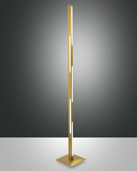 Staanlamp 36w 4320lm Warm PushDim Mat goud
