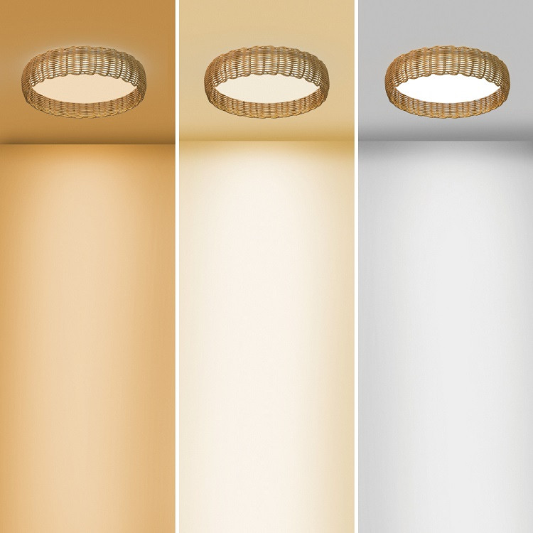 Plafondlamp 24w 2500lm CCT Rotan