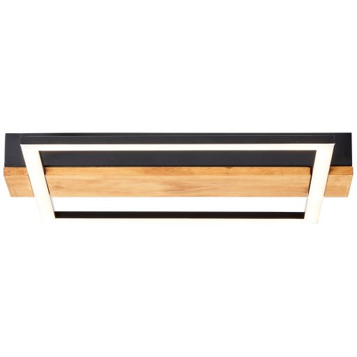 G99745/76 LONEOS Plafondlamp 24w 2700lm Warm Hout Zwart
