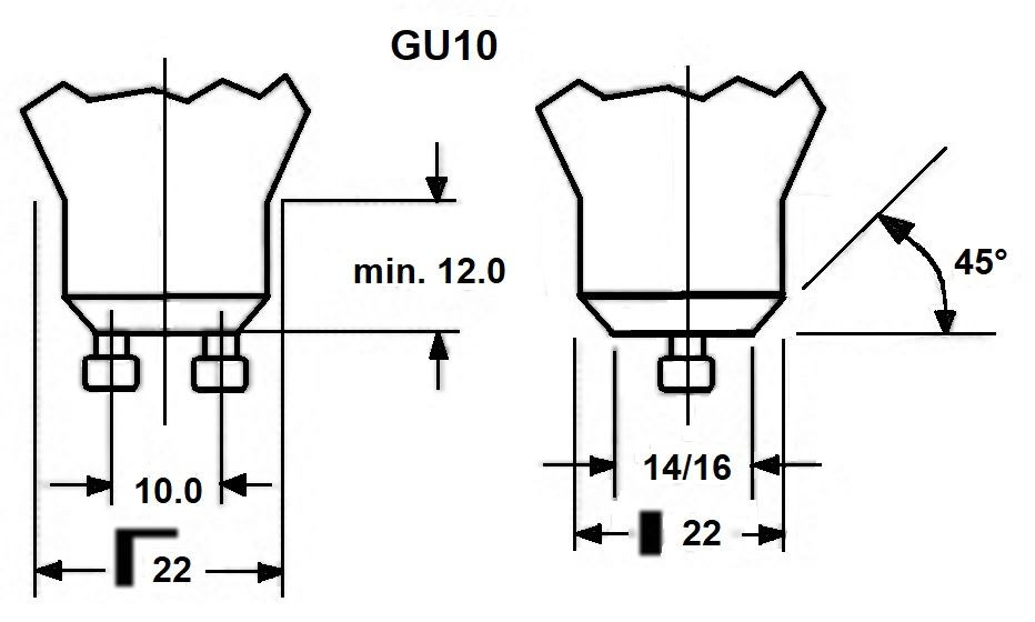 0029140 RefLED Superia GU10 550lm 6w 827 36°