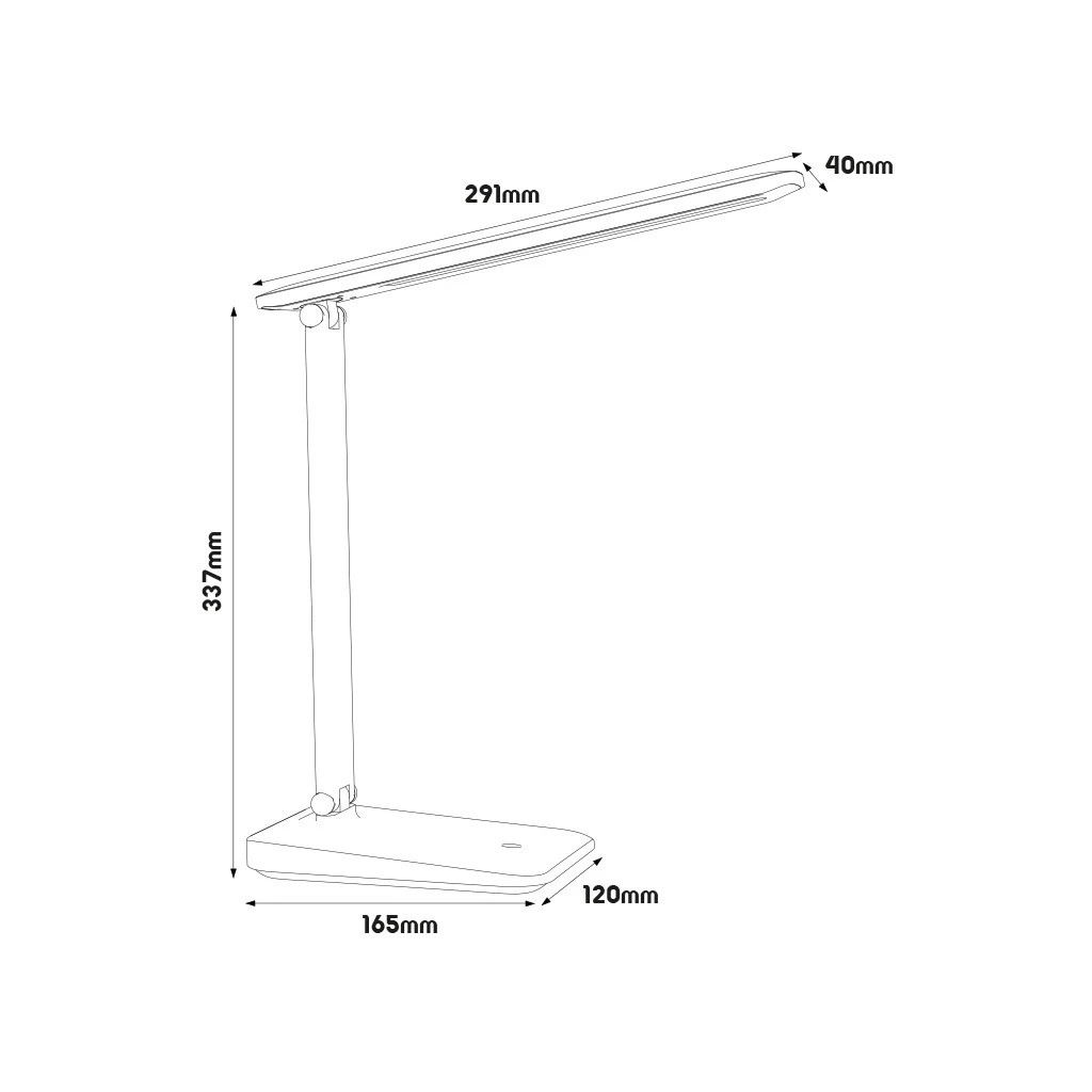 3350006 MISO Bureaulamp 3,5w 275lm WHITES DIM wit