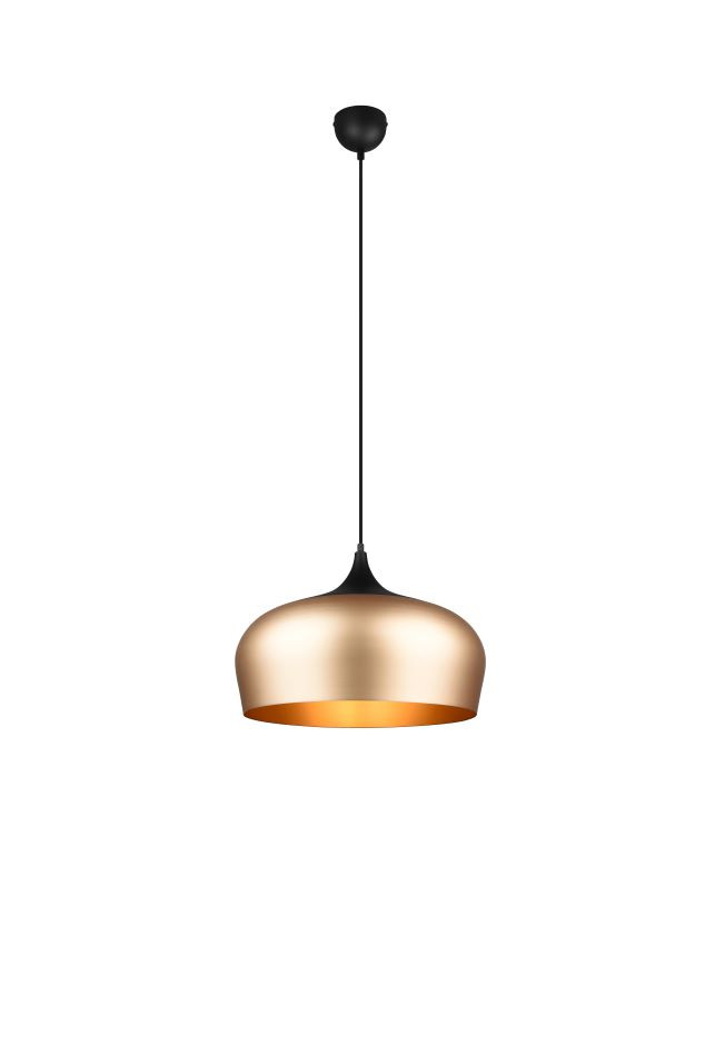 310890108 CHIRON Hanglamp E27 Zwart Champagne