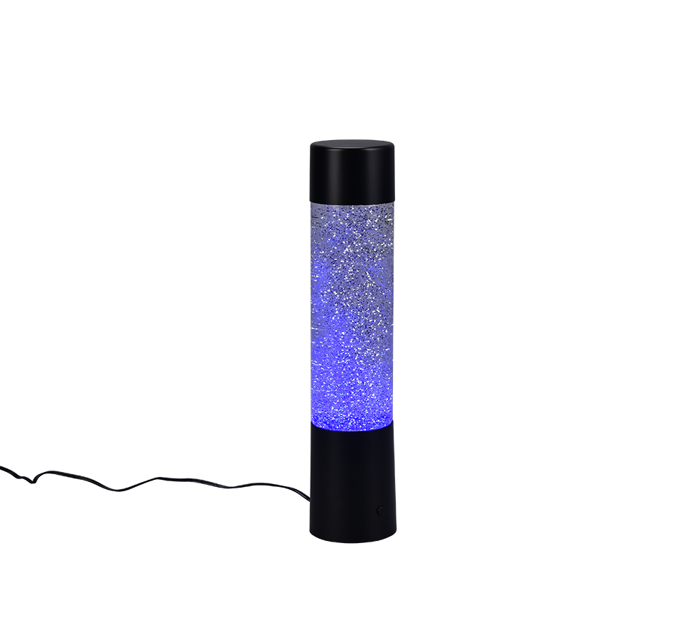 R50871032 GLITTER Tafellamp 0,9w RGB Zwart