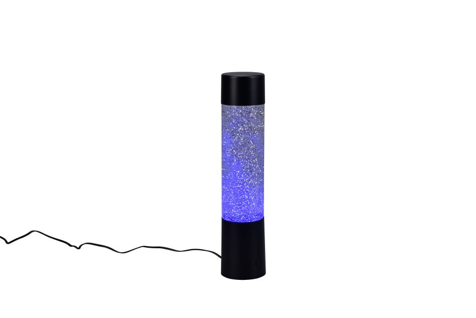 R50871032 GLITTER Tafellamp 0,9w RGB Zwart