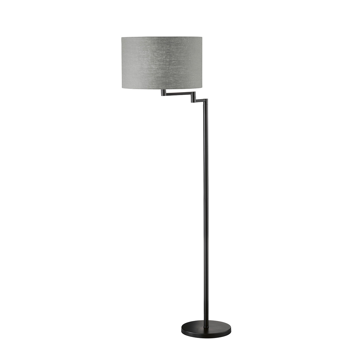 Vloerlamp E27 zwart