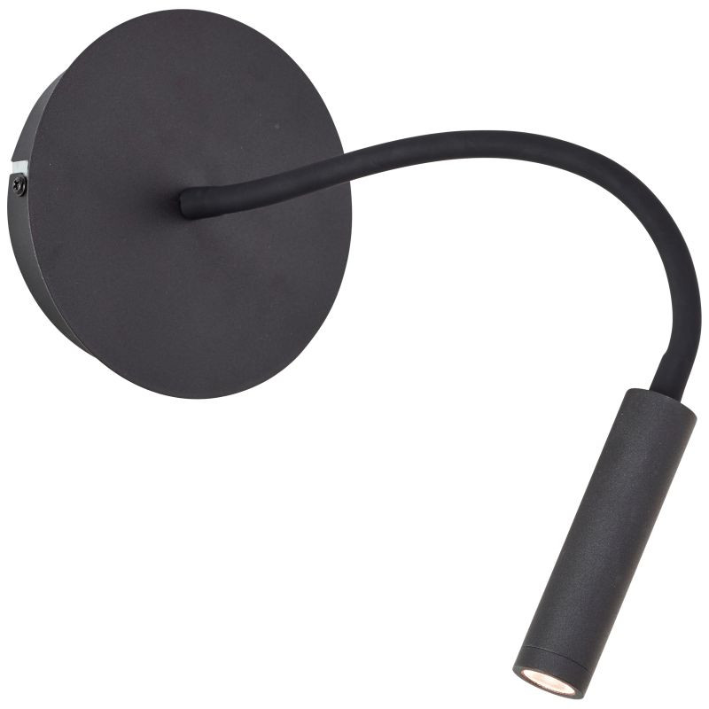 G99947/76 JUTTA Wand Leeslamp 4,1w 270lm 3000k Zwart