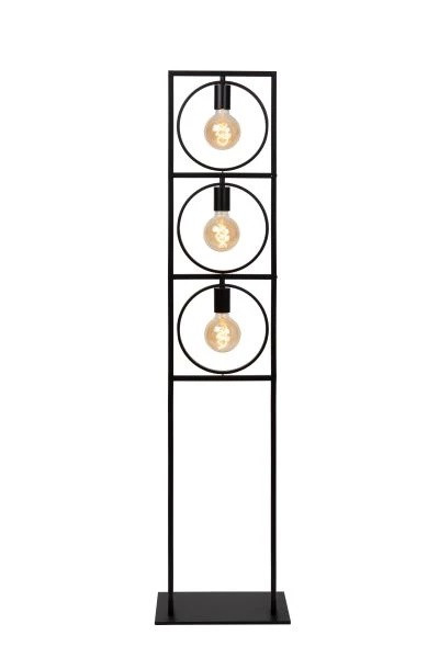 00727/03/30 SUUS Vloerlamp 3xE27 Zwart