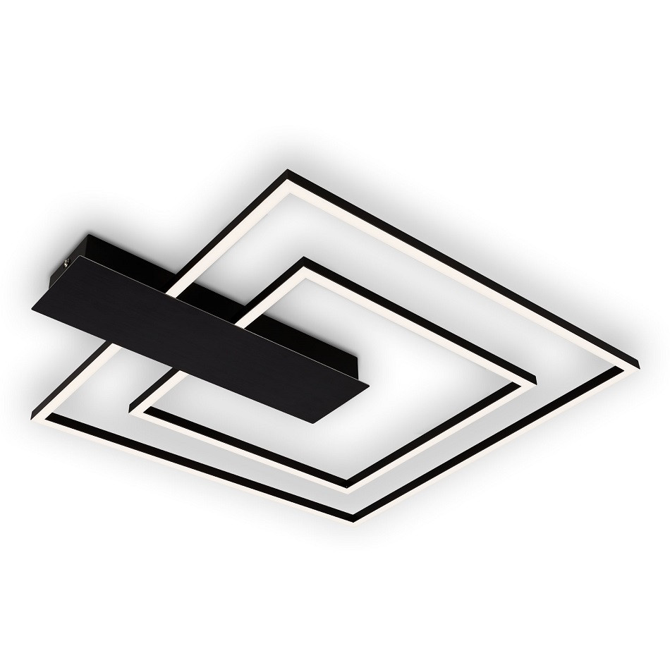 LED Plafondlamp Zwart 3StapDim