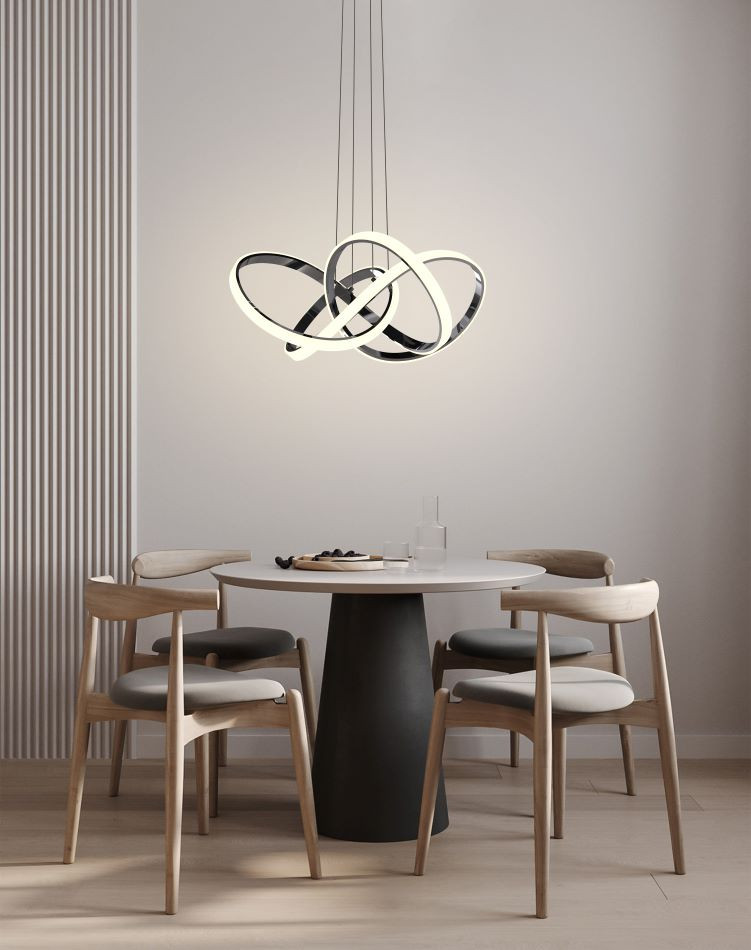 Luster 55w 5500lm 3000k ZwartChrome