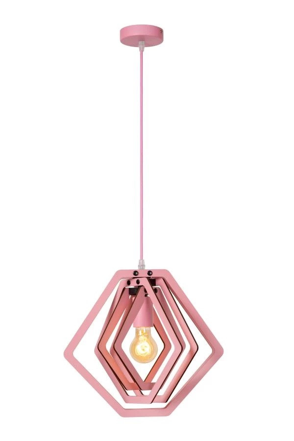 77489/01/66 MAURO Hanglamp E27 Roze