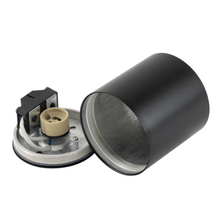 Opbouwspot IP44 GU10 Zwart