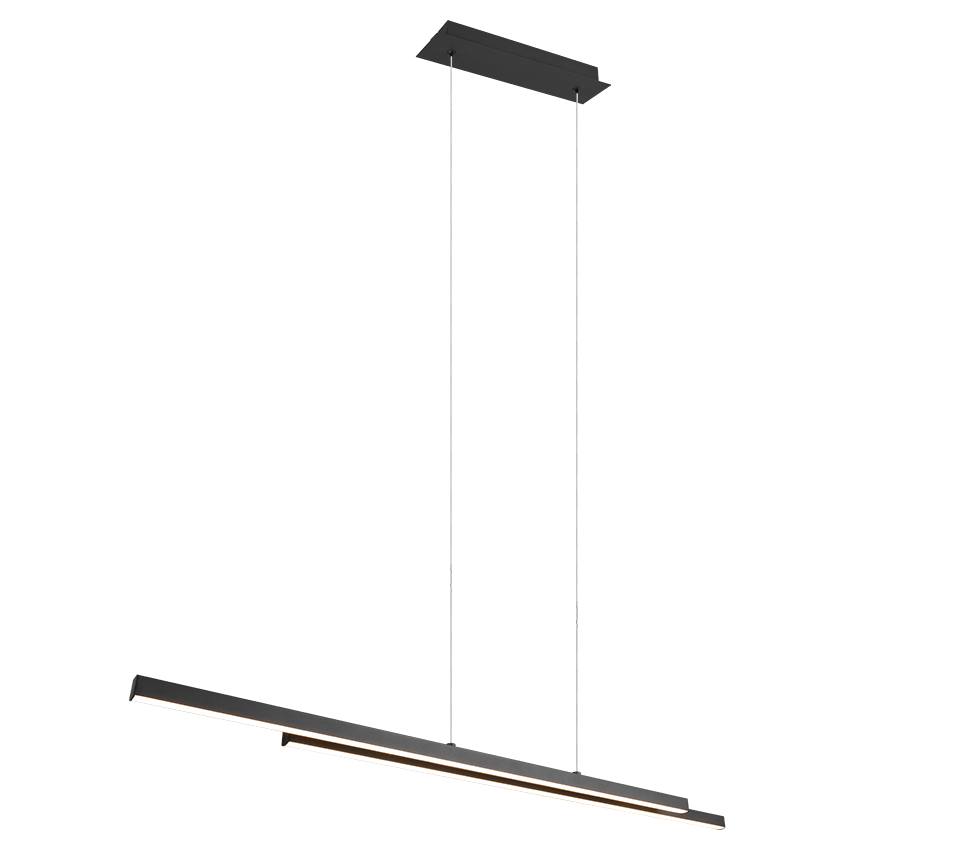 ODIO R37882132 Pendel 22w 2500lm 3000k zwart
