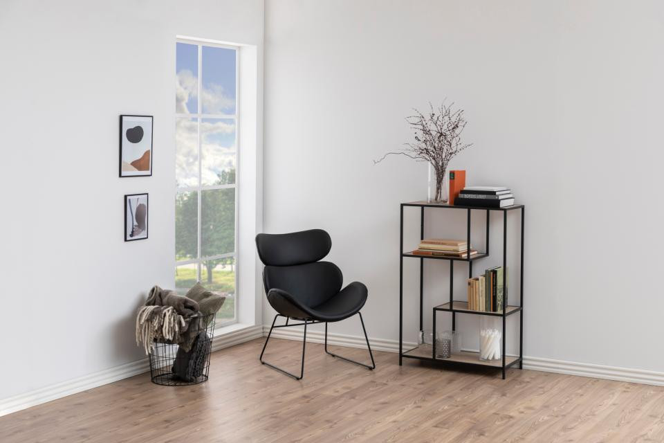 Boekenrek Seaford met 2 legplanken wild eiken