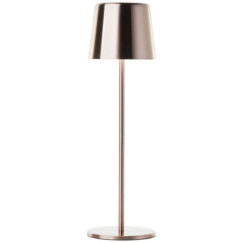 G40939/29 XAANA Accu/Oplaadbaar Tafellamp 4w 300lm CCT Licht Koper