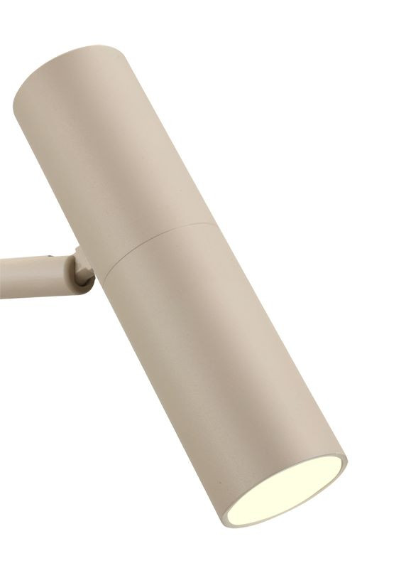 Vloerlamp 3xminiGU10 Crème