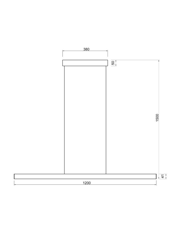 Pendel 24w 2970lm Warm Matgoud