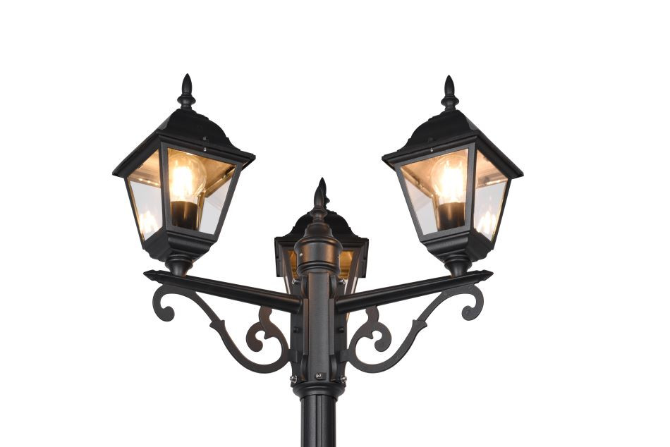 LIVENZA 405760332 Tuinpaal 3xE27 200 Zwart