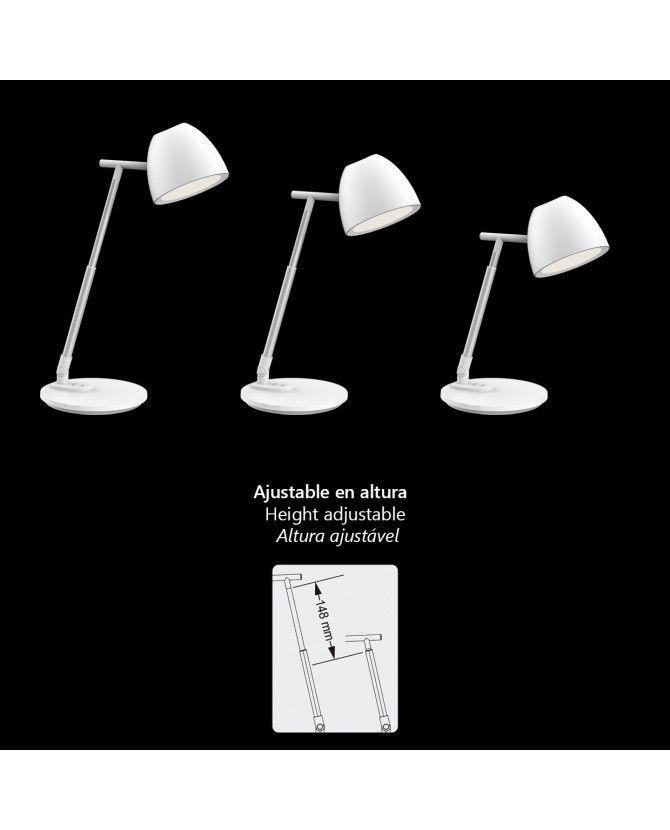 Bureaulamp 8w 530lm CCT Dim Wit