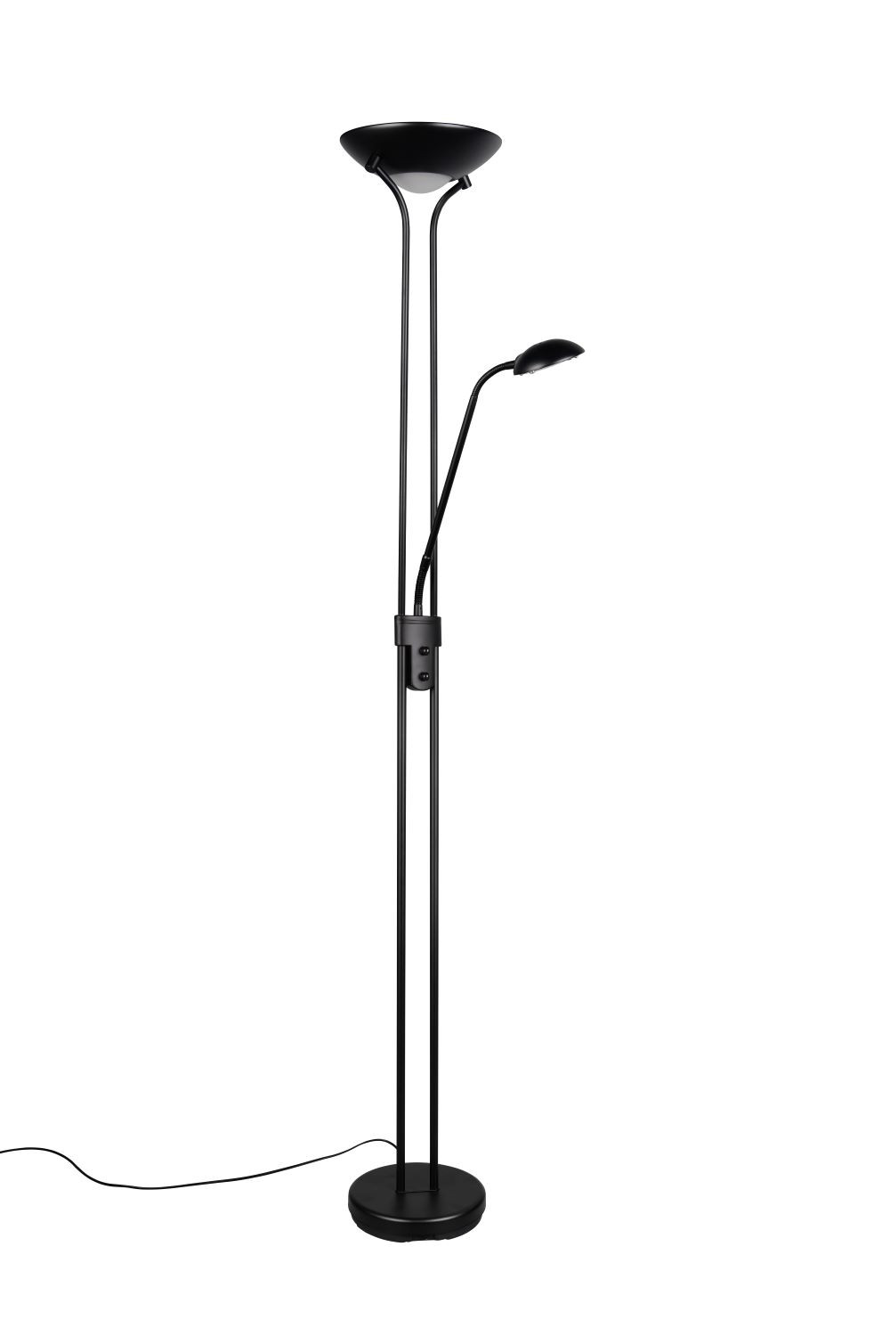 SPOCK R42292132 Vloerlamp 19+5w 2200+500lm 3000k Zwart