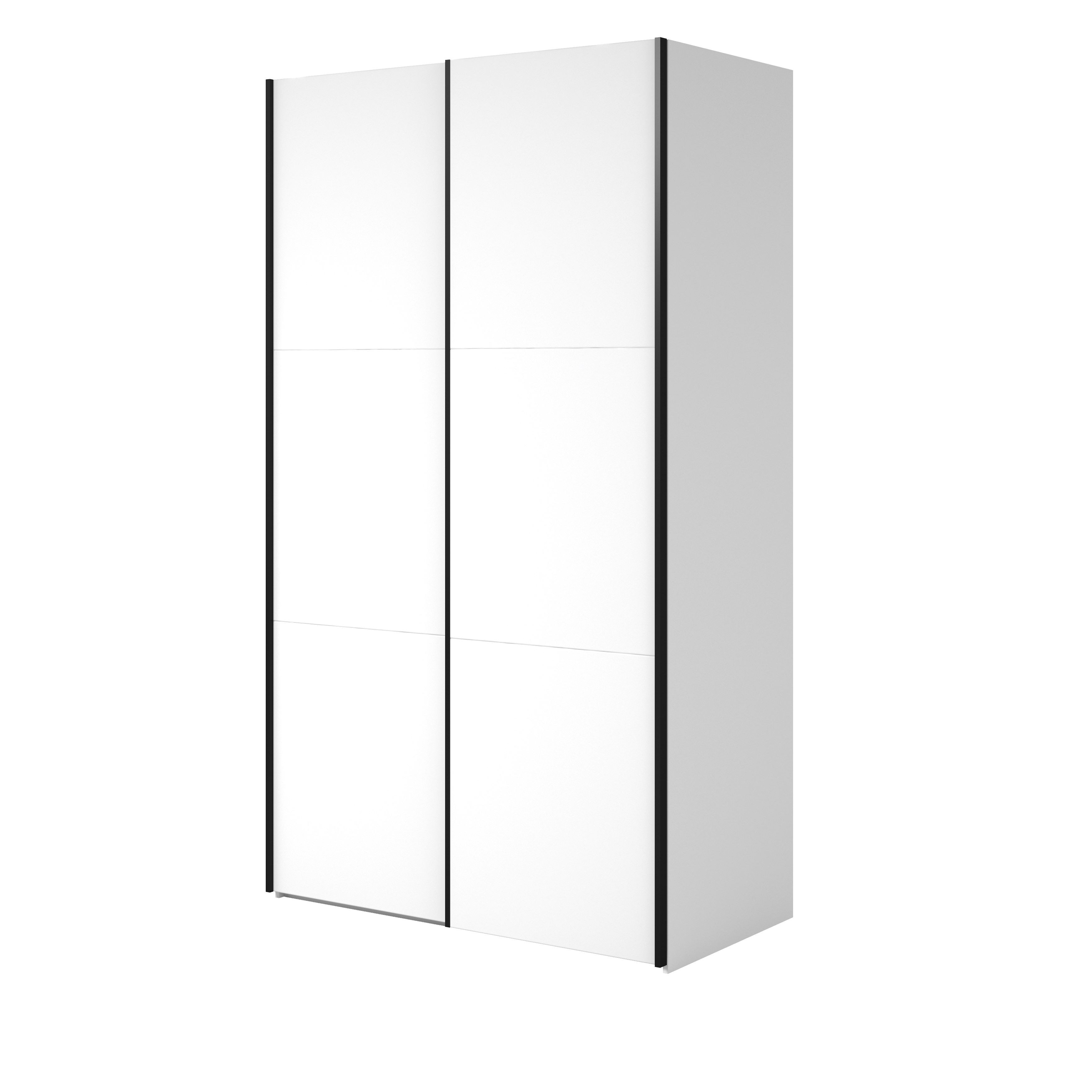 Kleerkast Elvira 120 cm wit