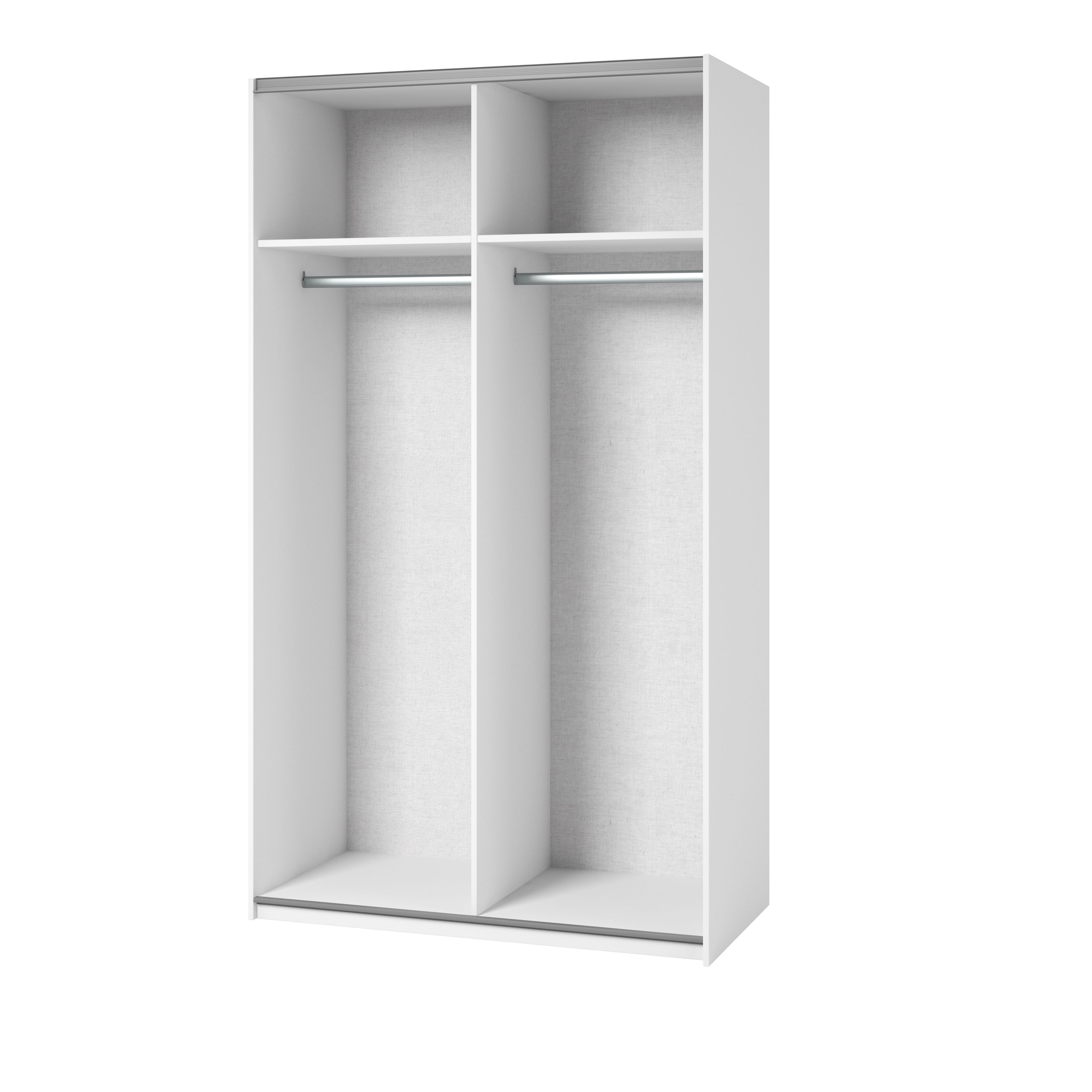 Kleerkast Elvira 120 cm wit