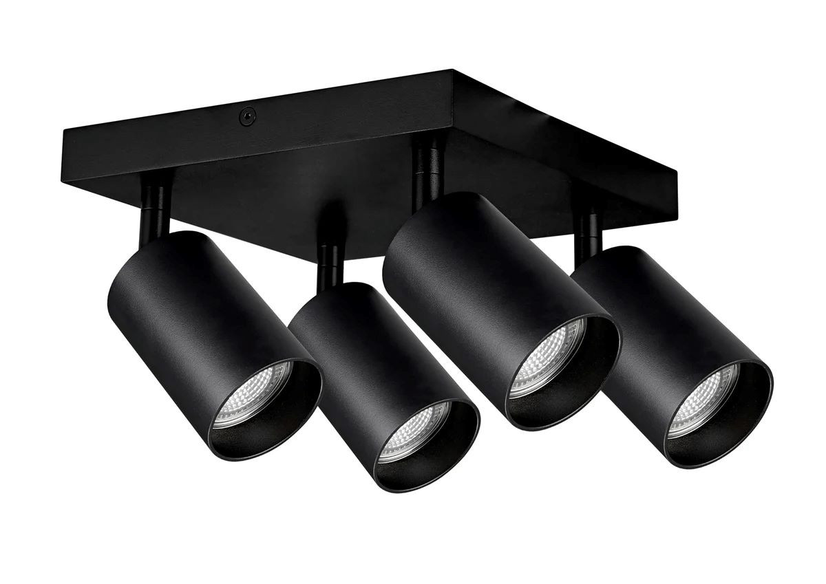 4014535 TABOO Spot 4xGU10 zwart