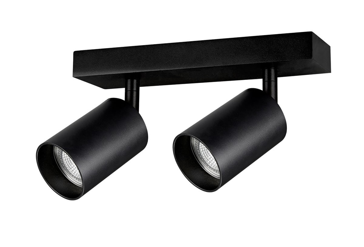 4014532 TABOO Spot 2xGU10 zwart