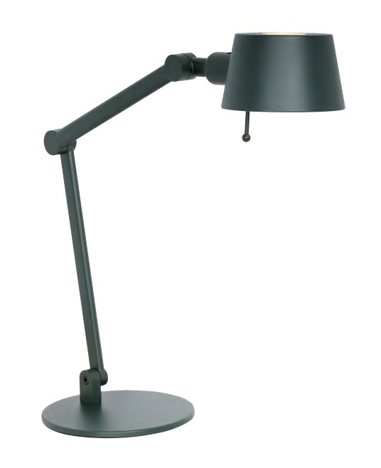 Bureaulamp Tafellamp E27 Metallic Zwart