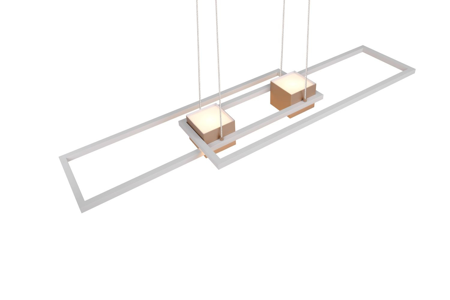 347710465 ALBANY Hanglamp 37w 4300lm CCT RemCon Koffie Warm grijs