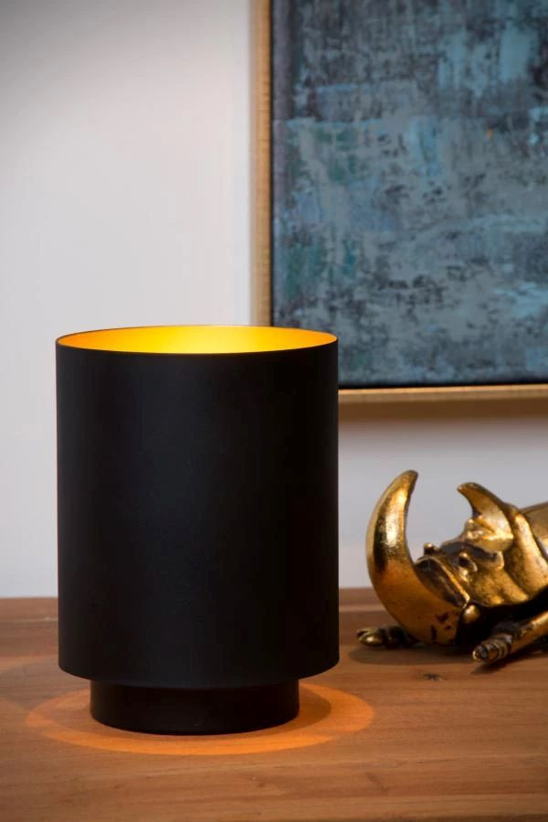 45588/01/30 SUZY Tafellamp E14 Zwart Goud