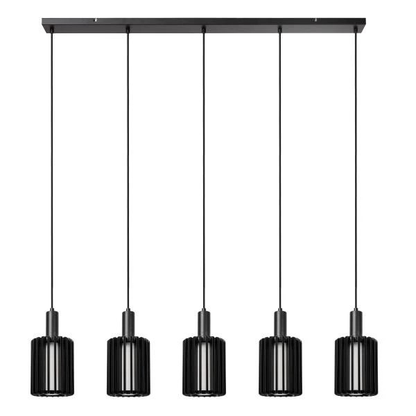 45410/05/30 LAMBRES Hanglamp 5xE27 Zwart