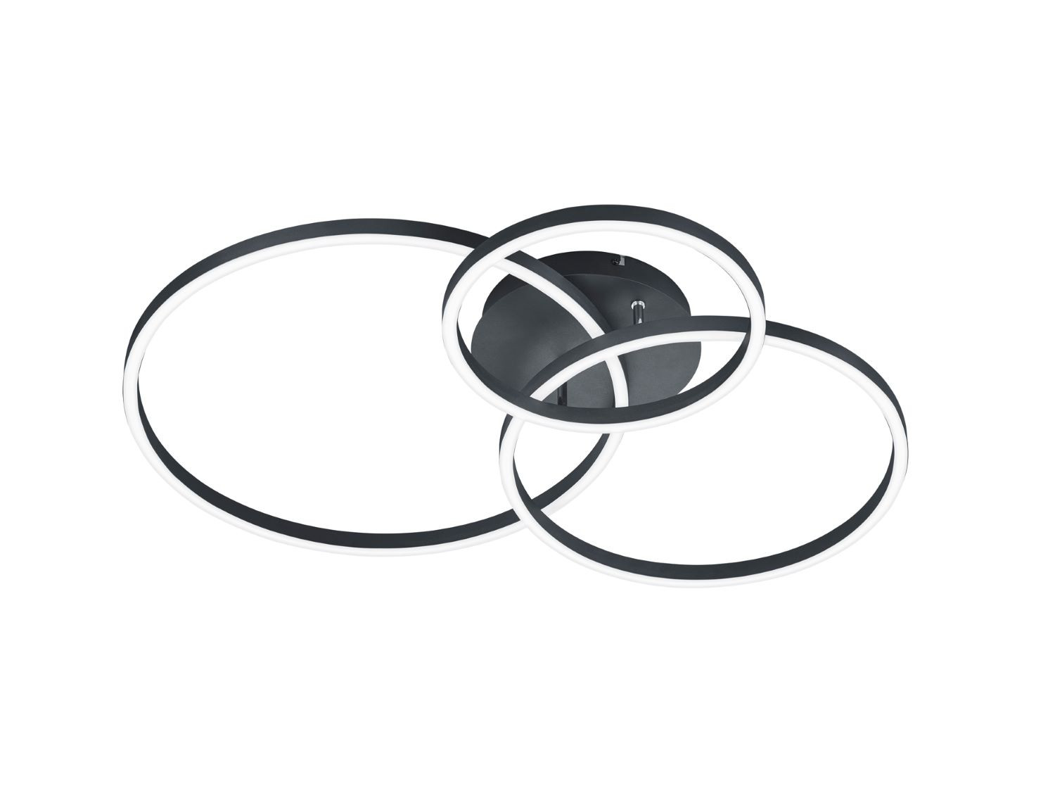 670810632 WINONA Plafondlamp 28w 3200lm CCT+RGB zwart