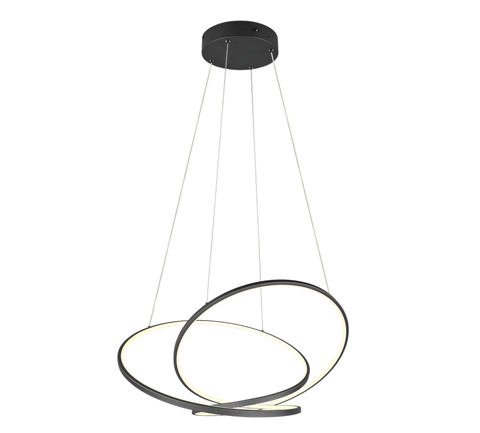 349119132 DARVIN Pendel 52w 6700lm CCT zwart