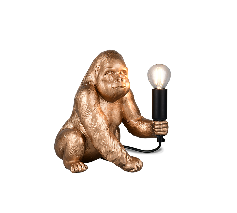 R56611079 KONG Tafellamp E14 aap goud