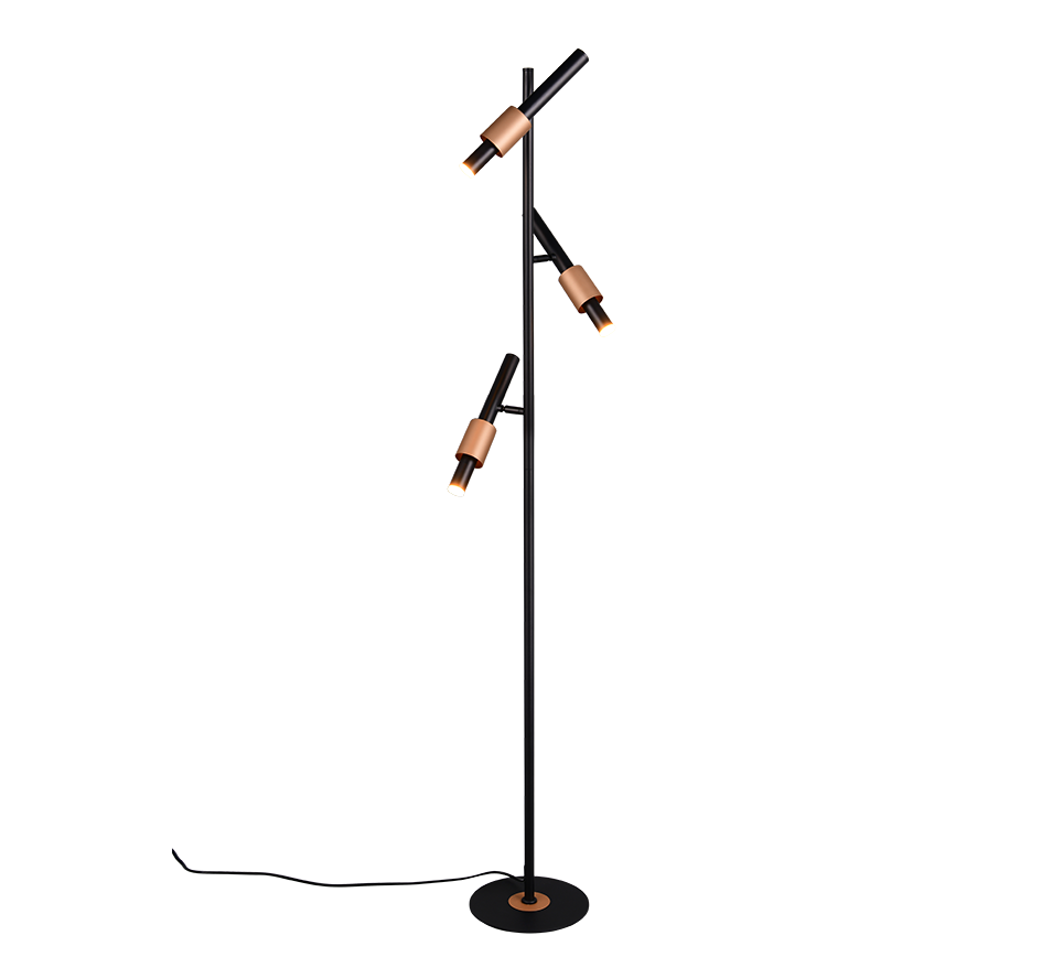 455310332 IKARIS Vloerlamp 3x4,5w 450lm CCT zwart