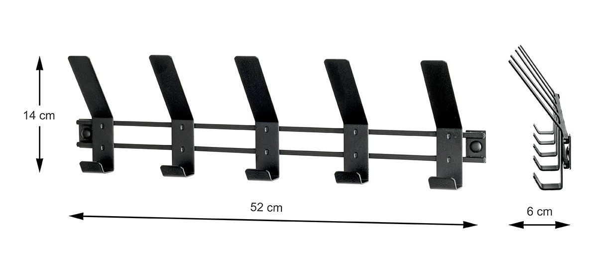 Kapstok Gino 5 haken 54534