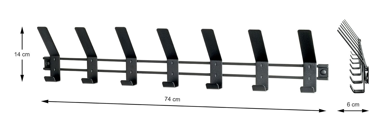 Kapstok Gino 7 haken 54535